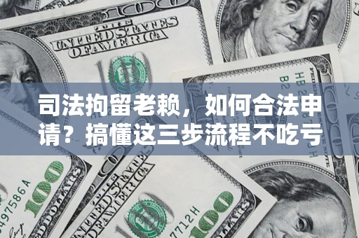 北京司法拘留老赖，如何合法申请？搞懂这三步流程不吃亏！