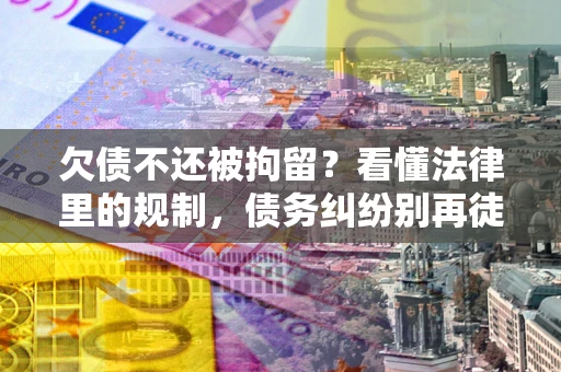 北京欠债不还被拘留？看懂法律里的规制，债务纠纷别再徒劳奔波