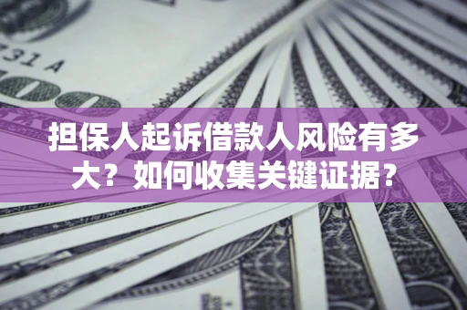 北京担保人起诉借款人风险有多大？如何收集关键证据？