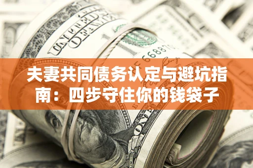 北京夫妻共同债务认定与避坑指南：四步守住你的钱袋子