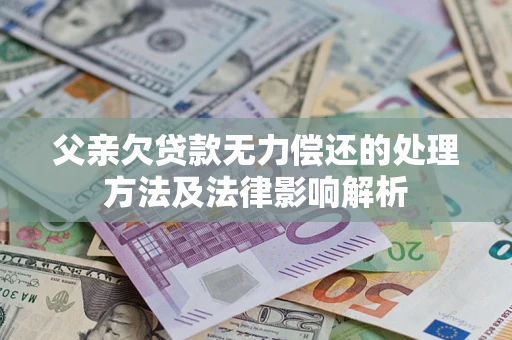 北京父亲欠贷款无力偿还的处理方法及法律影响解析