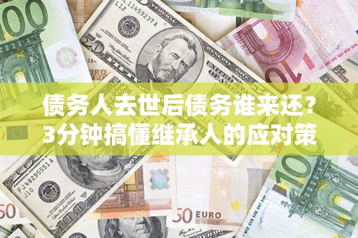 北京债务人去世后债务谁来还？3分钟搞懂继承人的应对策略